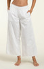 La Blanca White Bayside Shells Beach Cover Up Pants