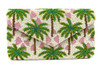 Tiana Designs Palm Trees Ivory Beaded Envelope Clutch Crossbody Purse