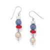 Brighton Americana Beach French Wire Dangle Earrings