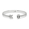 Brighton Hugs & Kisses Open Hinge Bangle Bracelet