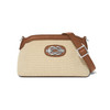 Brighton Interlok Sawyer Canvas Mini Crossbody Clutch Purse
