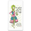 CJ Bella I'm Glad We Met Later Flour Sack Towel