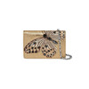 Brighton Sydney Butterfly Gold Medium Leather Crossbody Wallet