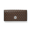 Brighton Ferrara La Bellezza Slim Folio Leather Wallet - Black/Brown