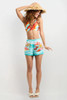 Trina Turk Cyclades Greek Isles Scene Swim Cover Up Shorts