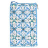 Bamboo Trading Company Caribbean Cowrie Shells Blue Beaded Crossbody Club Smart Phone Bag