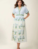 Spartina 449 Flagler Floral Sprigs Natalee Midi Dress
