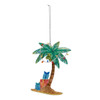 Beachcombers Metal Christmas Beach Palm Tree With Presents Ornament