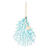 Beachcombers Blue Glitter Sea Coral Swag Ornament