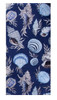 Kay Dee Coastal Blue Shells Dual Purpose Terry Towels