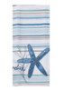 Kay Dee Blue Escape Starfish Striped Tea Towel