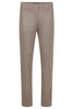 Robell Taupe Lizard Print Poly Suede Rose Slim Fit Pants