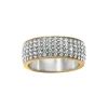Brighton Meridian Pave Crystals Gold Band Ring