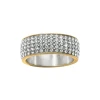 Brighton Meridian Pave Crystals Gold Band Ring