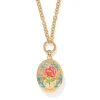 Brighton Enamel Reverie Rose Gold Locket Necklace
