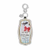 Brighton California Dreaming Dog Do Not Disturb Key Ring Clip Purse FOB Charm