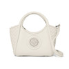 Brighton Ferrara Felicia Shoe White Small Round Handle Satchel Cross Body Purse