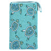 Bamboo Trading Company Swimming Turtles Turquoise Beaded Crossbody Club Smart Phone Bag