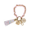 Lilly Pulitzer Key Chain Tassel Keychain Ring Clip