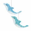 Glittered Dolphin Ornaments Kurt Adler