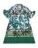 Jude Connally Palm Royale Loden Regina Ruffle Sleeve Dress