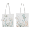 Ganz Watercolor Sea Life Tote Bag & Pouch Set
