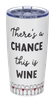 Ganz There's A Chance This Is Wine Tumbler