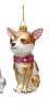 Mark Roberts Glam Chihuahua Glass Dog Christmas Tree Ornament