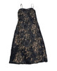 Flora Bea Kienna Elderberry Black Midi Sheath Dress - S