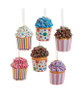 Kurt Adler Carnival Cup Sprinkles Cupcakes Ornament