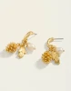 Spartina 449 Gold Pine Forest Pearl Dangle Earrings