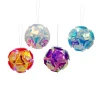 Kurt Adler Iridescent Foil Flower Ball Ornament