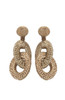 Gretchen Scott Ring Toss Silk Cord Earrings gold