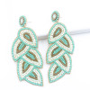 Erika Beaded Dangle Earrings turquoise