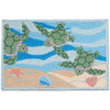 Jellybean Turtles Swimming Floor Accent Rug