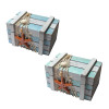 Wood Crate With Fish Net Treasure Box