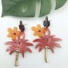 Palma de Coco Palm Tree Dangle Earrings