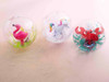 Mud Pie 12" Glitter Inside Clear Beach Ball