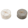 Mud Pie Mango Wood Beaded Coaster Set