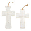 Mud Pie Stoneware Layered Hanging Wall Cross