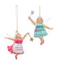 Kurt Adler Tropical Colored Dresses Grandma Magic Fairy Christmas Tree Ornament