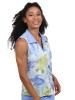 AnaClare Sea Turtles Sleeveless Polo Top