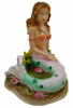Aqua Mermaid Jeweled Trinket Box