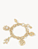 Spartina 449 Sea Treasures Charm Chain Link Bracelet