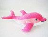 Two Tone Pastel Pink Stuffed Dolphin