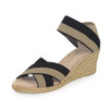 Charleston Shoes Cannon Two-Tone Wedge Sandal