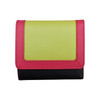 ili New York Multi Color Trifold Mini Leather Wallet