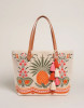 Spartina 449 Alljoy Landing Pineapple Fiesta Tote Bag