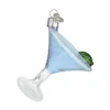 Old World Christmas Blue Martini Glass Tree Ornament