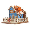 Old World Christmas Crab Shack Ginger Cottage Village Tree Ornament